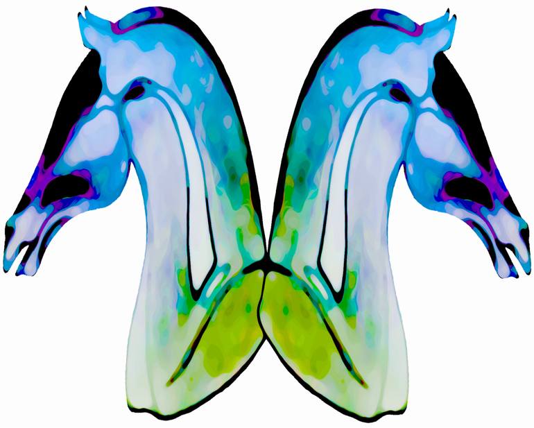 770x617 Horse Heads Drawing