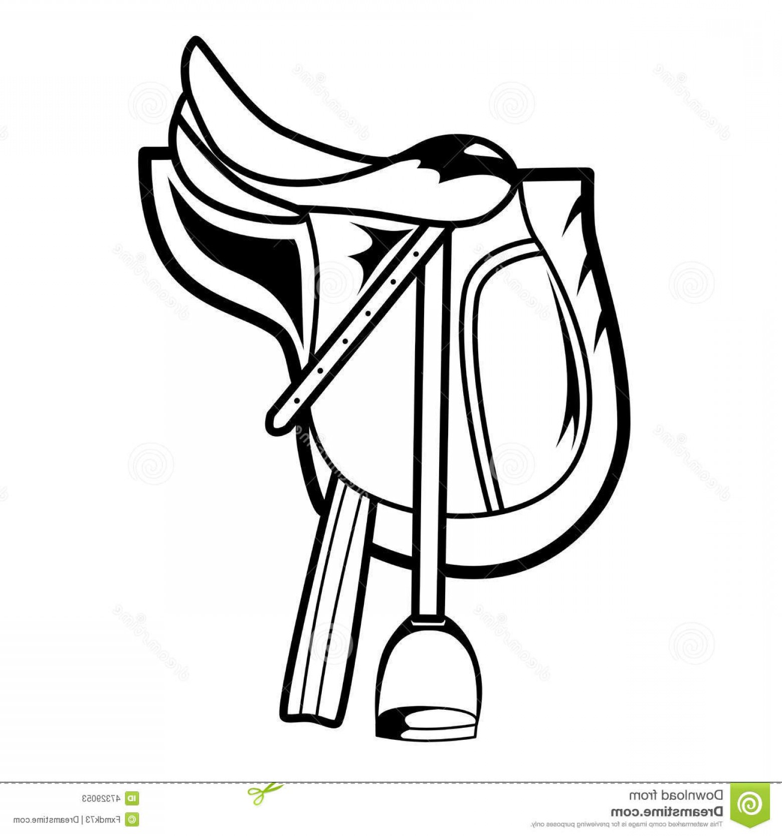 1560x1668 Vector Western Saddle Catamart