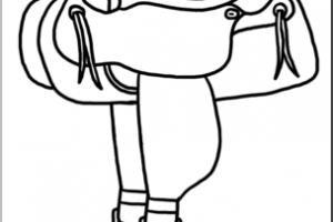 300x200 Western Saddle Clipart Clipart Portal