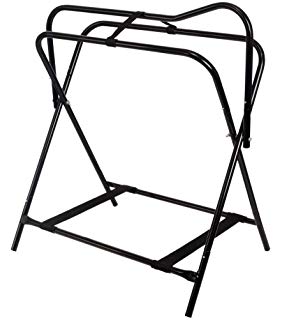 282x320 Western Or English Black Saddle Rack And Tack Basket