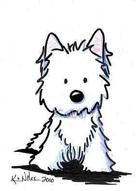 281x395 Westie Dog Clipart