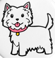 190x201 Westie Sweatshirt Drawstring Bag Spreadshirt