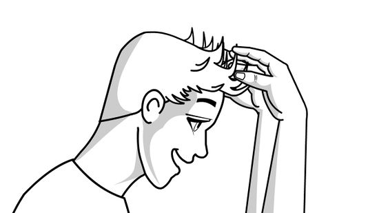 550x309 Simple Ways To Spike Your Hair