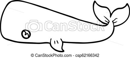 450x202 Line Drawing Cartoon Whale