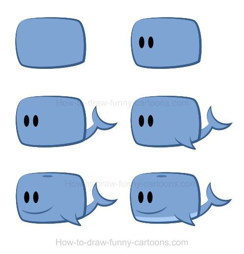 500x520 Drawing A Whale Class Drawings, Easy Drawings, Cute Drawings