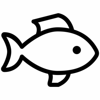 320x320 Hd Simple Fish Clipart Black And White Simple Fish