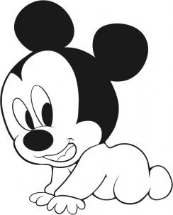 244x302 How To Draw How To Draw Baby Mickey
