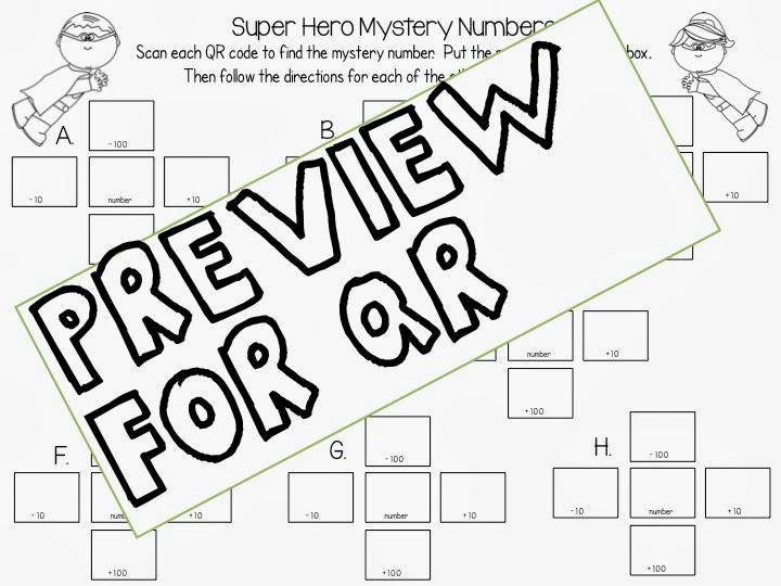 720x540 Mrs Samuelson's Swamp Frogs Qr Codes For Place Value Models