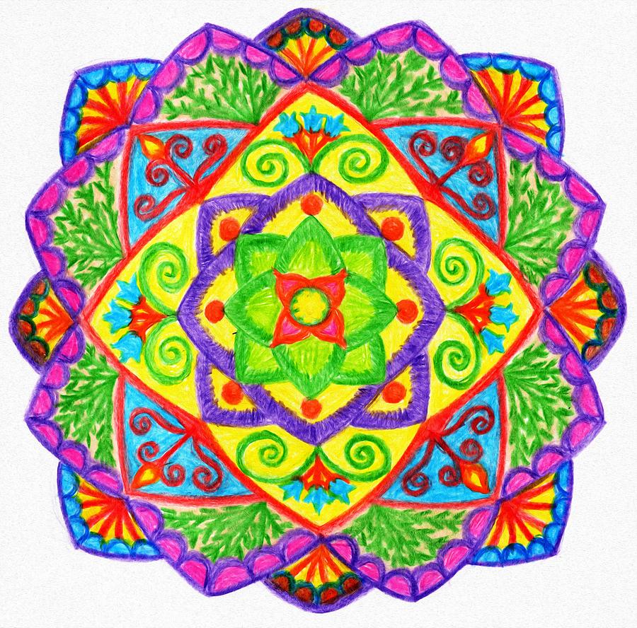 900x888 Mandala Drawing