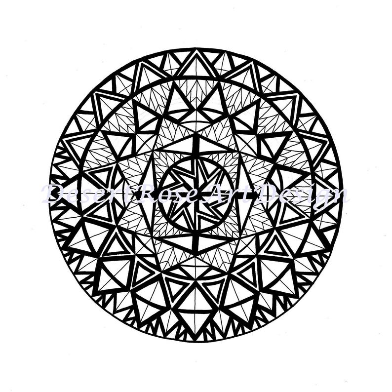 794x794 mandala drawing mandala art geometric mandala asymmetric etsy