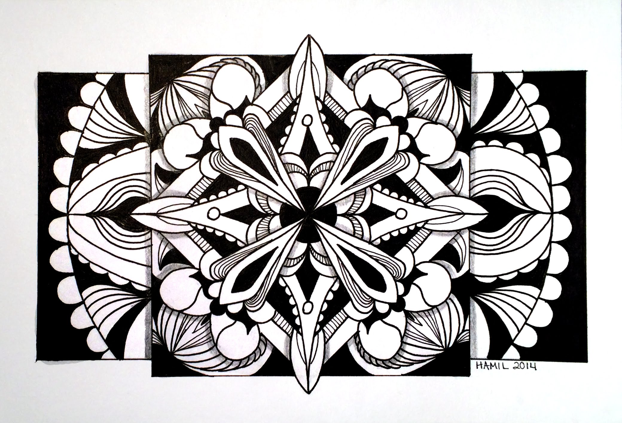 2080x1416 mandala drawing timelapse video