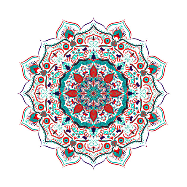 630x630 Mandala Floral Boho Hippie Drawing