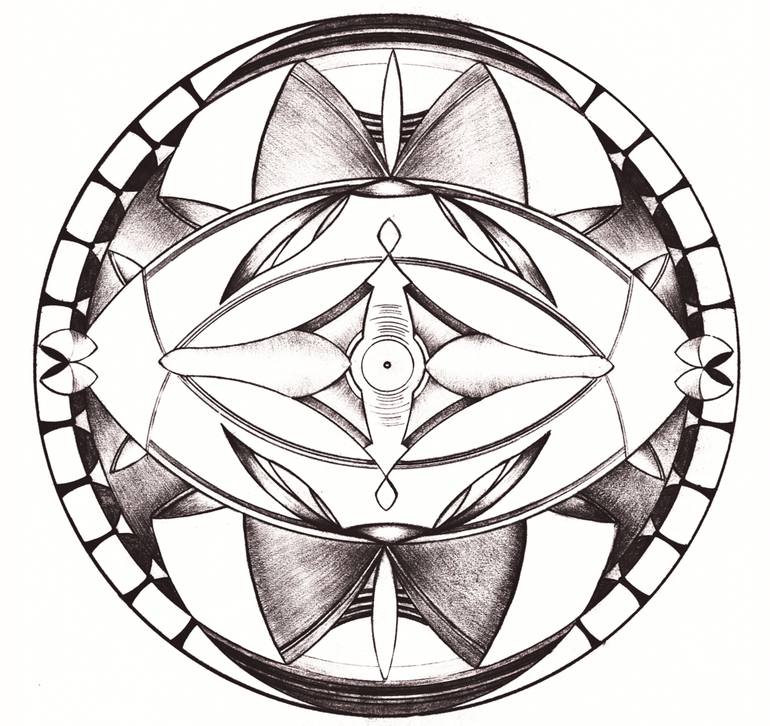 770x726 Graphic Mandala Lotus Drawing