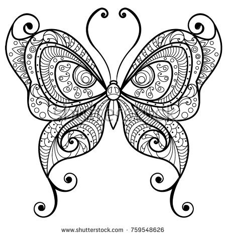 450x470 Collection Of Free Butterflies Clipart Mandala Download On Ui Ex