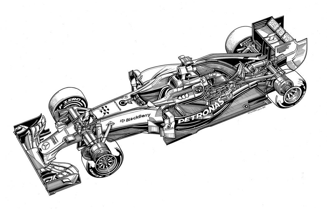 1050x670 Technical Drawings Of Mercedes Cars