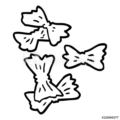 500x500 Line Drawing Cartoon Wheat Pasta