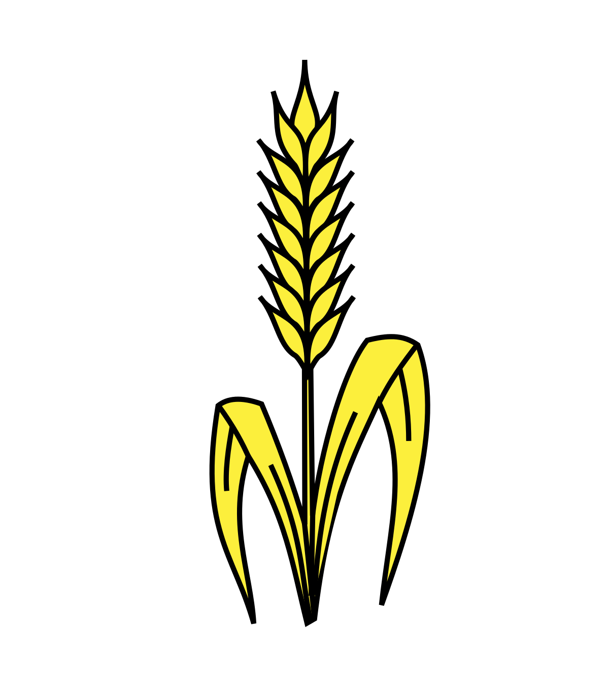1200x1332 Wheat Stalk Clipart