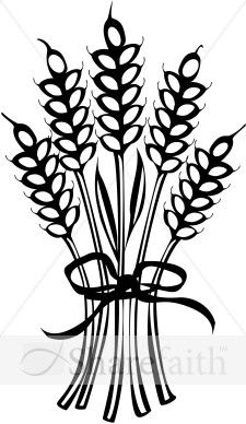 225x388 Wheat Tied With Ribbon Clipart Wheat Tattoo, Ribbon Tattoos