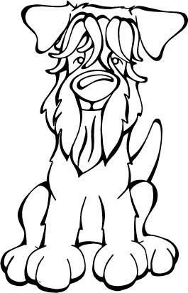 265x412 soft coated wheaten terrier decal dog my style wheaten terrier