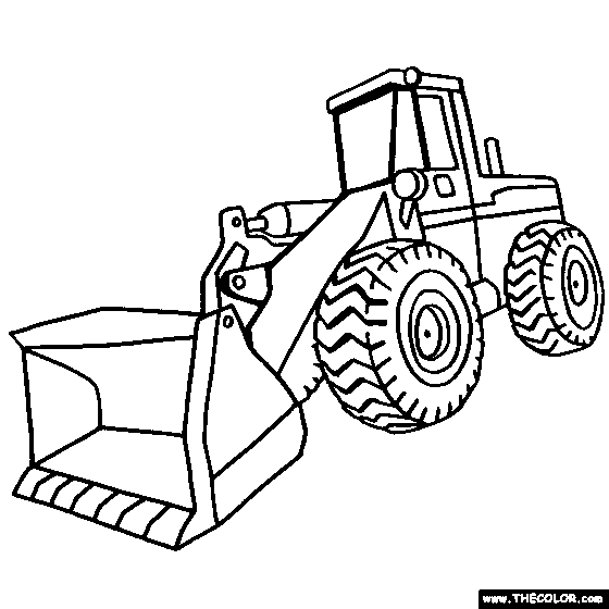 Wheel Loader Drawing | Free download on ClipArtMag