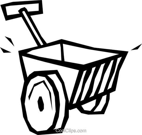 480x457 Wheelbarrow Royalty Free Vector Clip Art Illustration