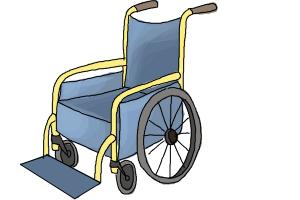 300x200 How To Draw A Wheelchair