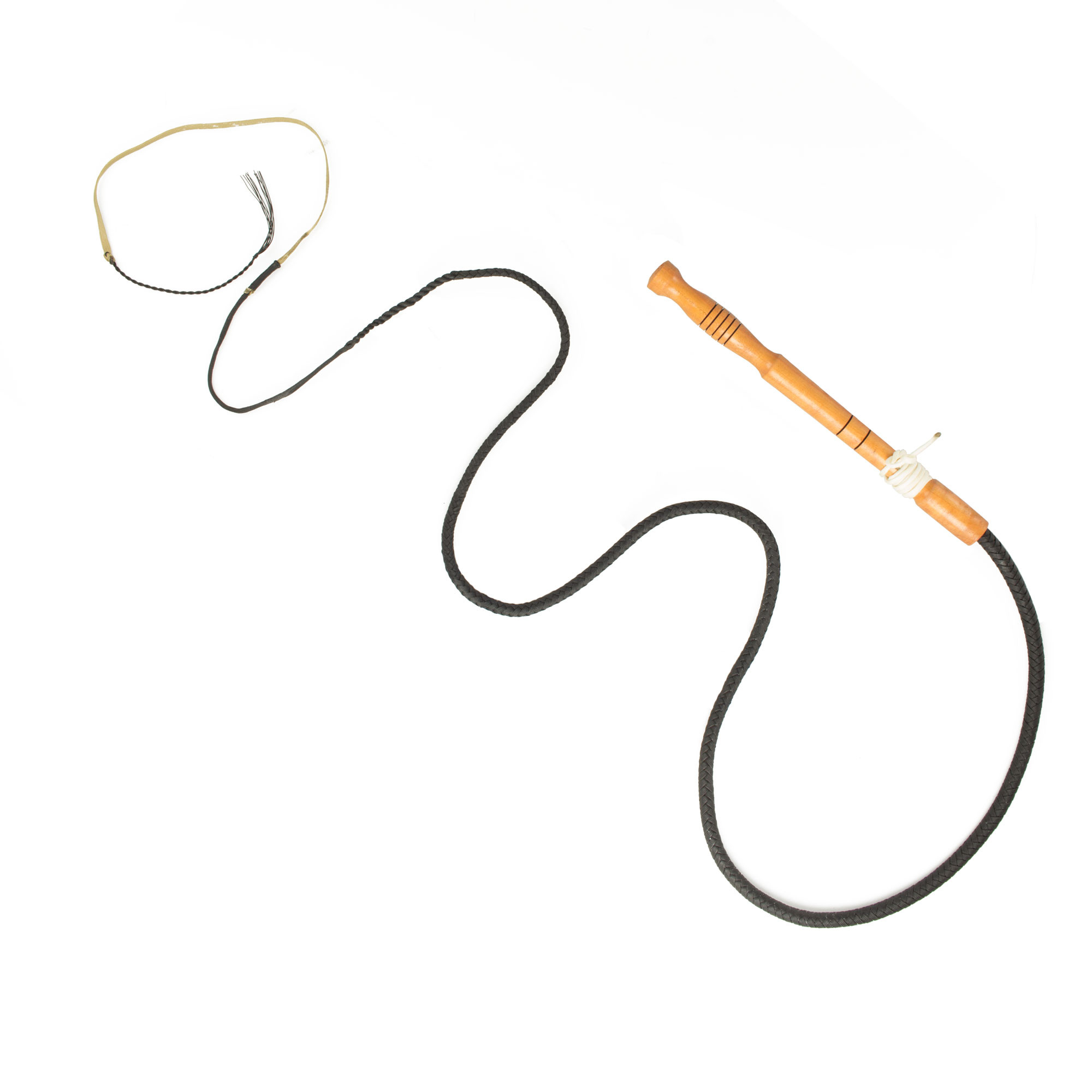 2000x2000 Black Nylon Stock Whip