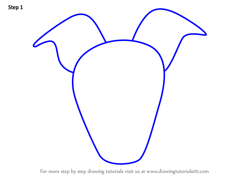 848x602 learn how to draw a whippet dog face for kids