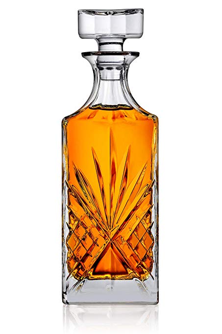 453x679 Crystal Decanter For Liquor, Whiskey, And Bourbon