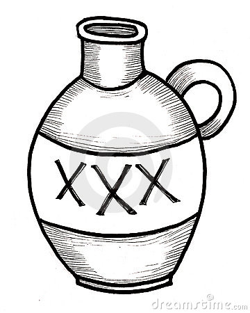 360x450 Whiskey Flask Clipart