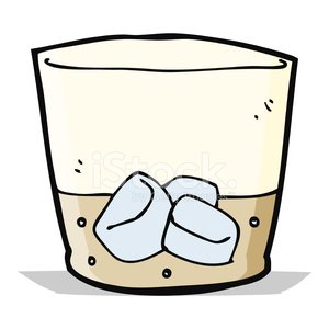 300x300 Cartoon Whiskey In Glass Stock Vectors