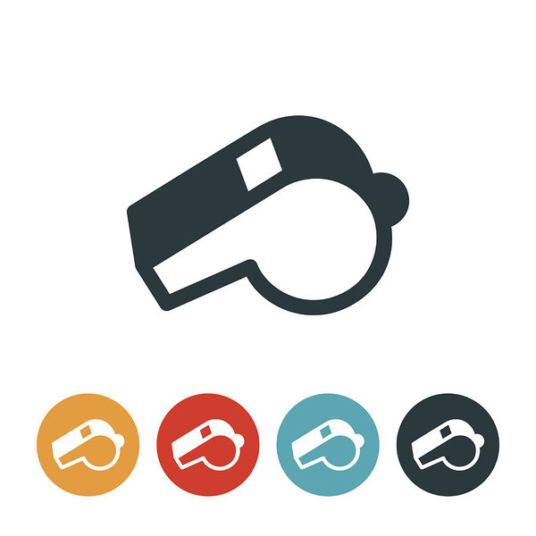 600x600 Whistle Icon Art Print