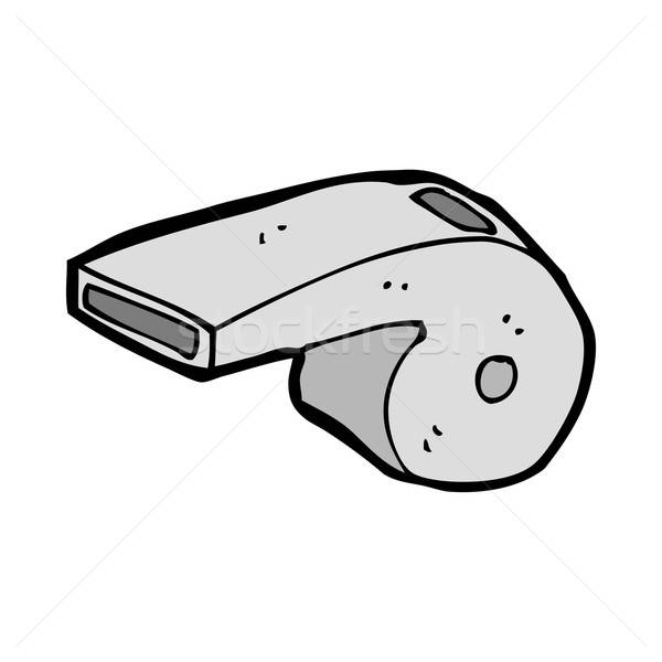600x600 Cartoon Whistle Vector Illustration Lineartestpilot
