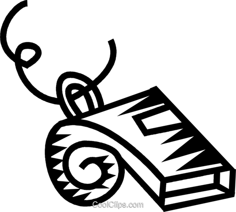 480x430 Whistle Royalty Free Vector Clip Art Illustration