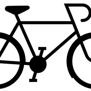 300x300 Photostock Vector Bike Simple Vector Button Imitation Draw Icon