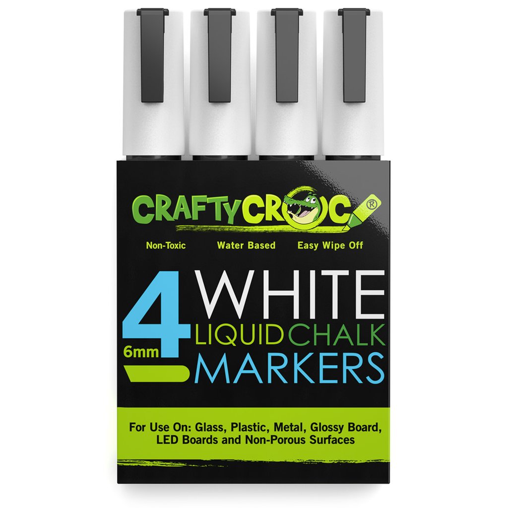 1024x1024 White Liquid Chalk Markers