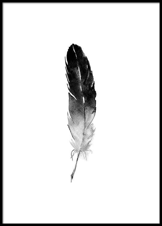 540x750 Beautiful Poster With Feather