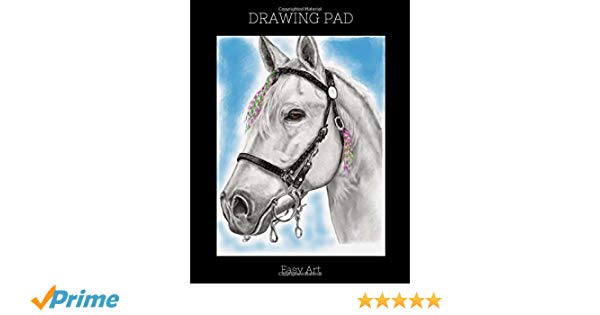 600x315 Drawing Pad White Horse Sketchbook, Blank Pages, Extra Large