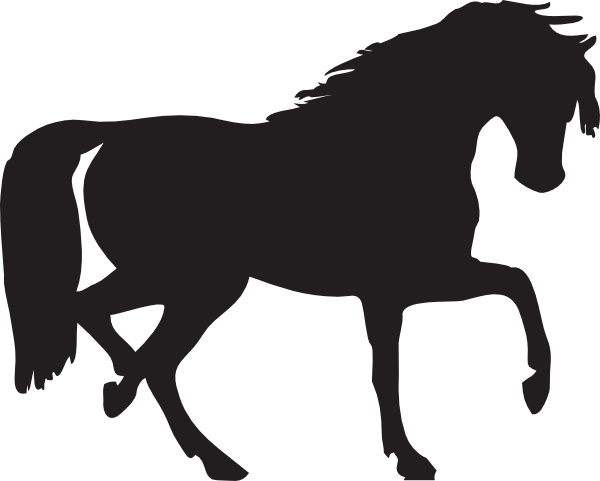 600x481 White Horse Clip Art Free Vector In Open Office Drawing