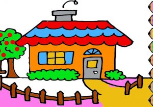 300x210 House Drawing For Colouring White House Drawing At Getdrawings
