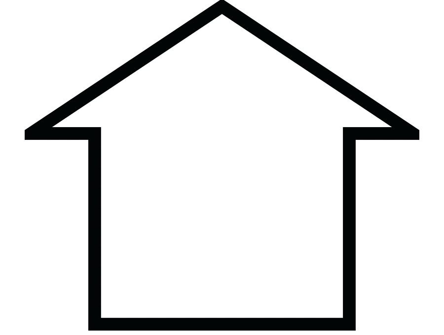 900x680 Simple House Drawing House Drawing Clip Art Simple Simple House