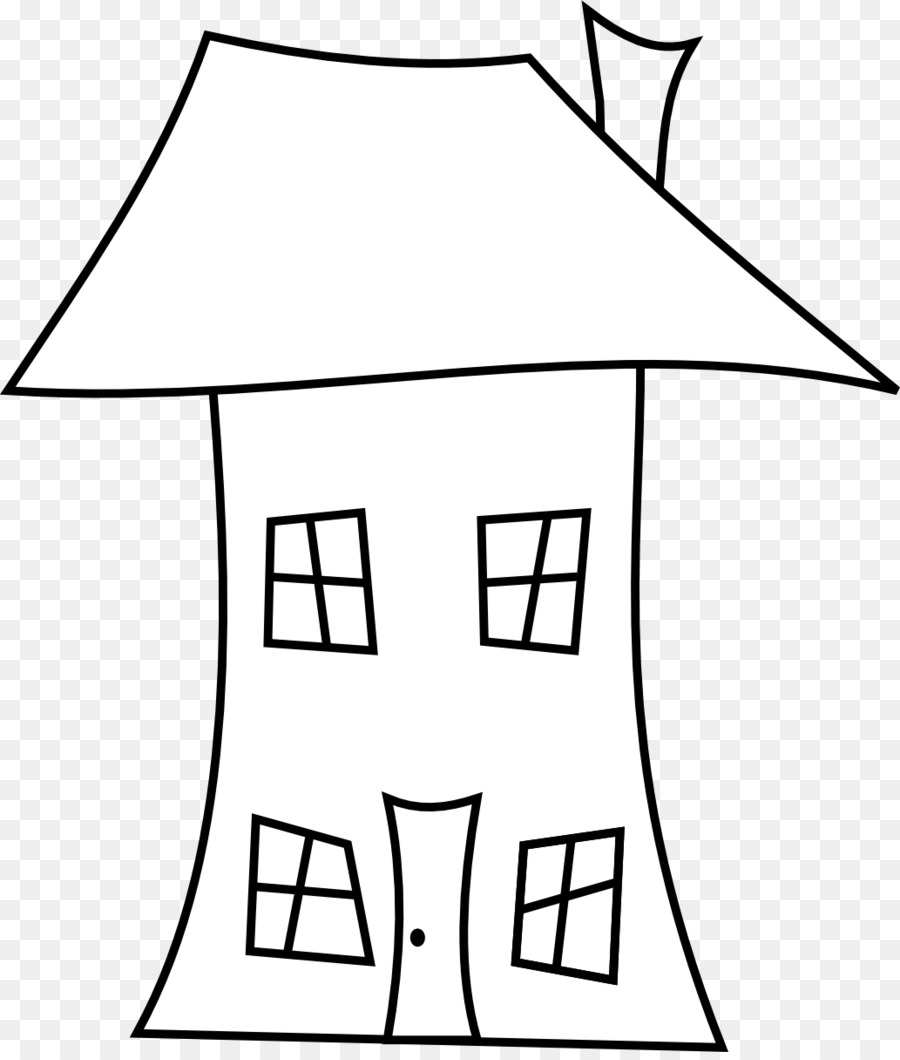 900x1060 Drawing, House, White, Transparent Png Image Clipart Free Download