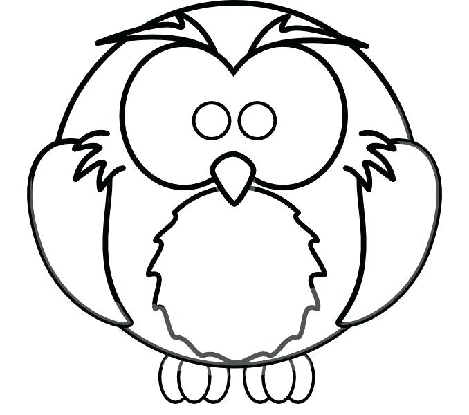 White Owl Drawing | Free download on ClipArtMag