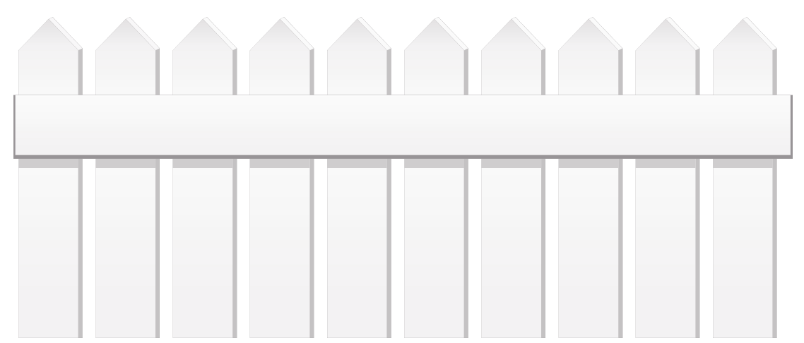 1138x486 Collection Of Free Vector Fence White Picket Download On Ui Ex