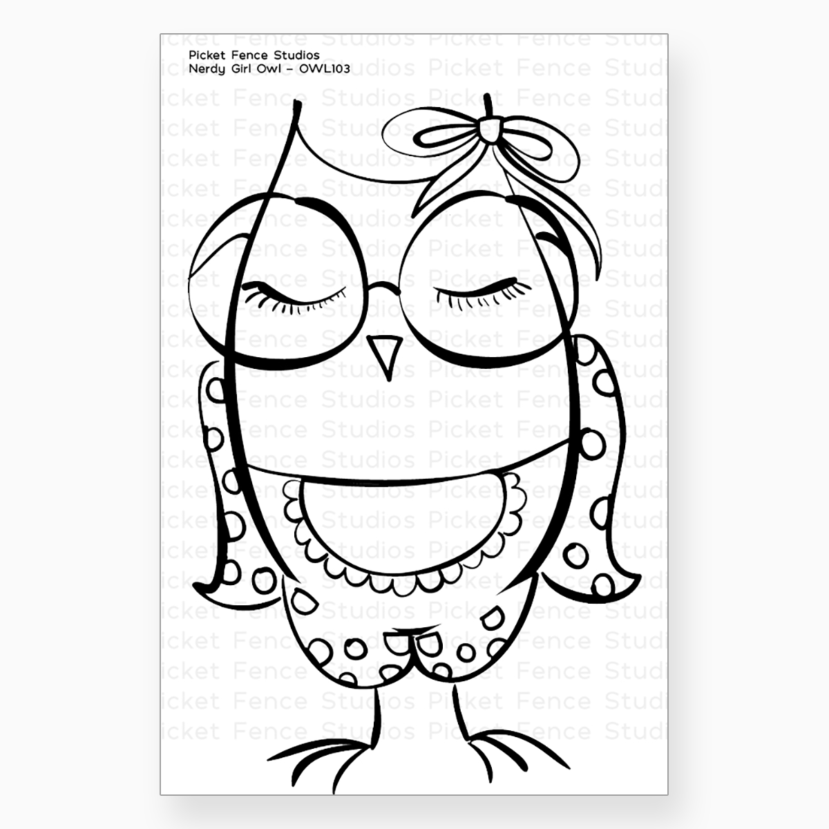 1200x1200 Nerdy Girl Owl