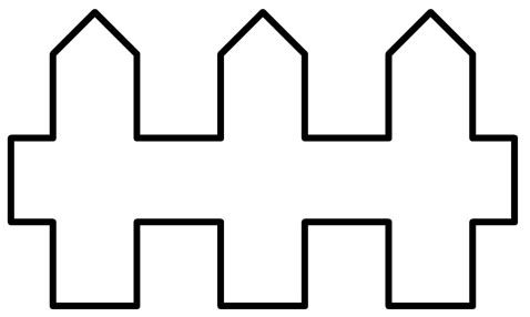 478x286 Printable Picket Fence Clip Art
