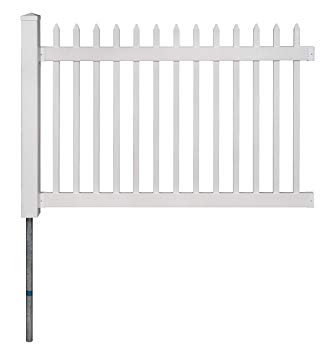 331x355 Wambam No Dig Nantucket Picket Vinyl Fence