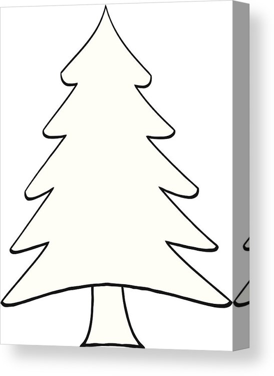 547x750 Black And White Pine Tree Canvas Print Canvas Art