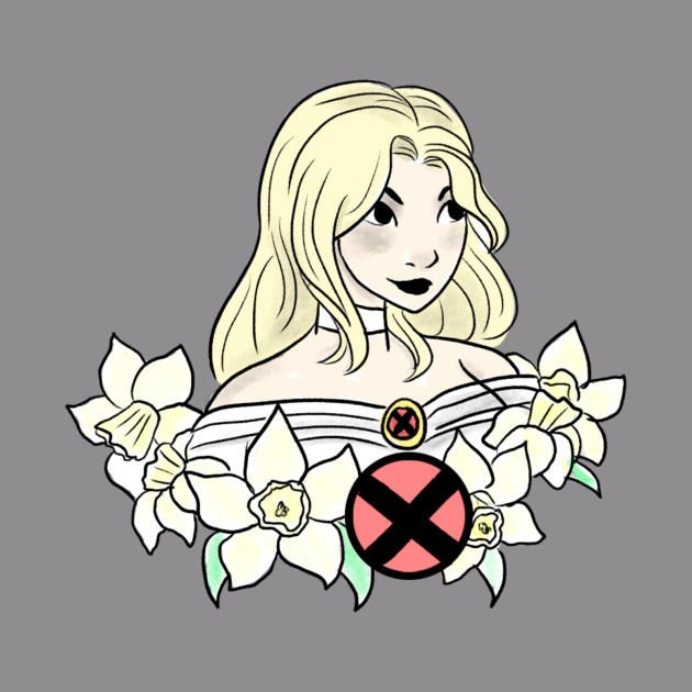 630x630 Floral X Men White Queen