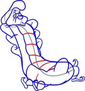 281x302 How To Draw How To Draw Caterpillar, Alice In Wonderland